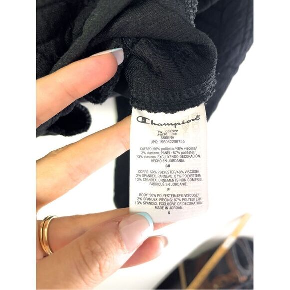 Champion Jacket Women Soft Touch Textural Full Zip Embroidered Script Logo S - Picture 11 of 12